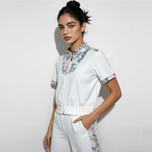 2026 best selling women's casual two piece set – short sleeve top (solid color/print) paired with trousers | wholesale women's casual wear and loungewear